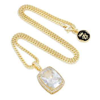 WHITE CROWN JULZ NECKLACE