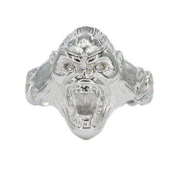 APE Cuban VVS Moissanite Diamond Ring